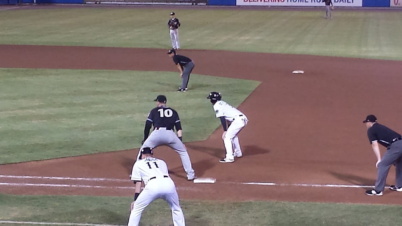 Mike Yastrzesmki lead off 2