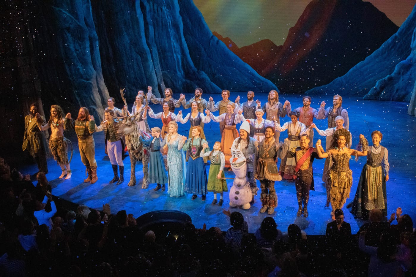 Ryann Redmond, Noah J. Ricketts and Joe Carroll Take Their First Bow in  Frozen | Broadway Buzz | Broadway.com